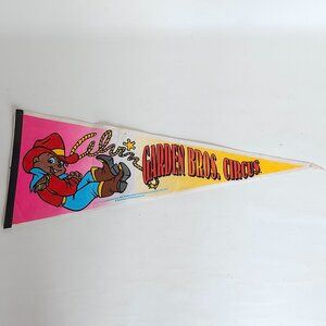 VINTAGE Garden Brothers Circus Pennant Alvin and the Chipmunks ALVIN 1994